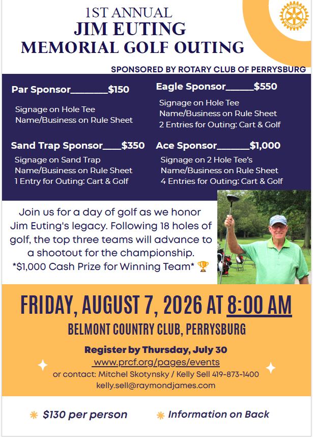 2026 Perrysburg Rotary Golf Outing